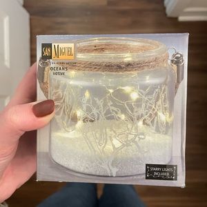 NIB San Miguel Ocean Lights Votive Jar